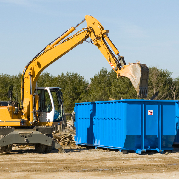 are there any restrictions on where a residential dumpster can be placed in Price County